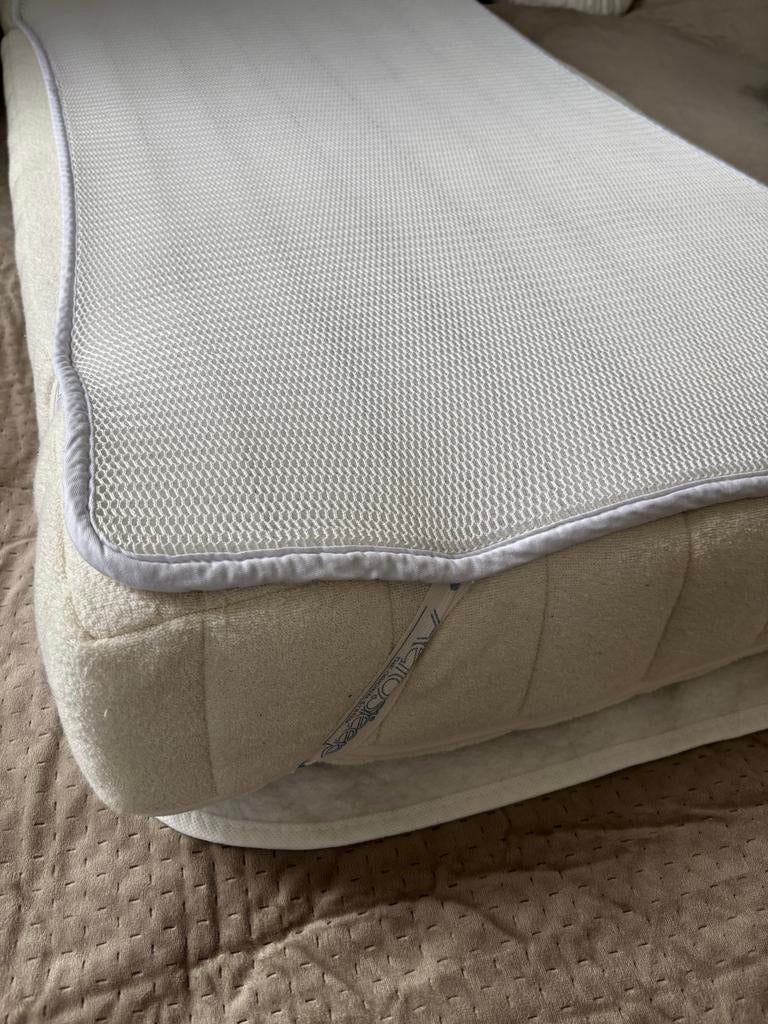 Matras babybed met noppen matrasdek en aerosleep deken, Ophalen, Gebruikt, 190 cm of minder, Matras