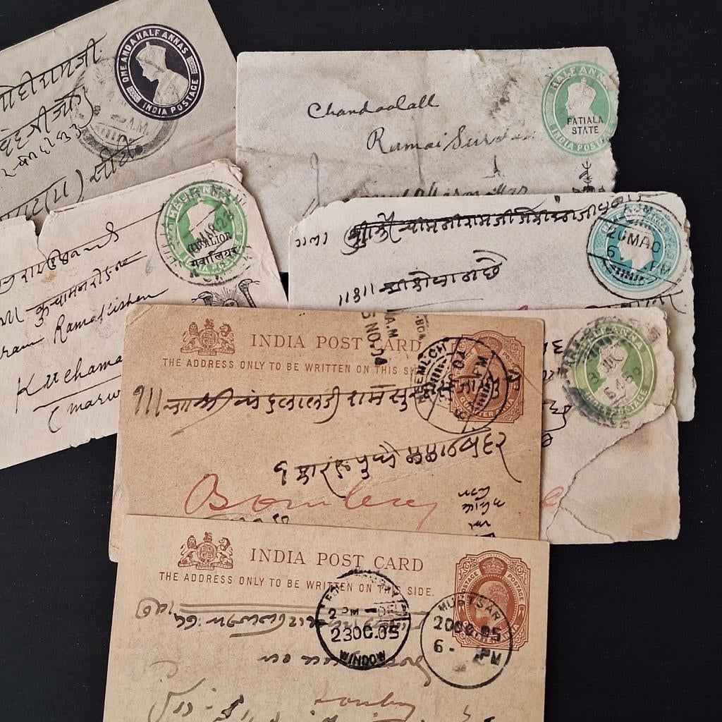 India, diverse poststukken, Ophalen of Verzenden, Buitenland