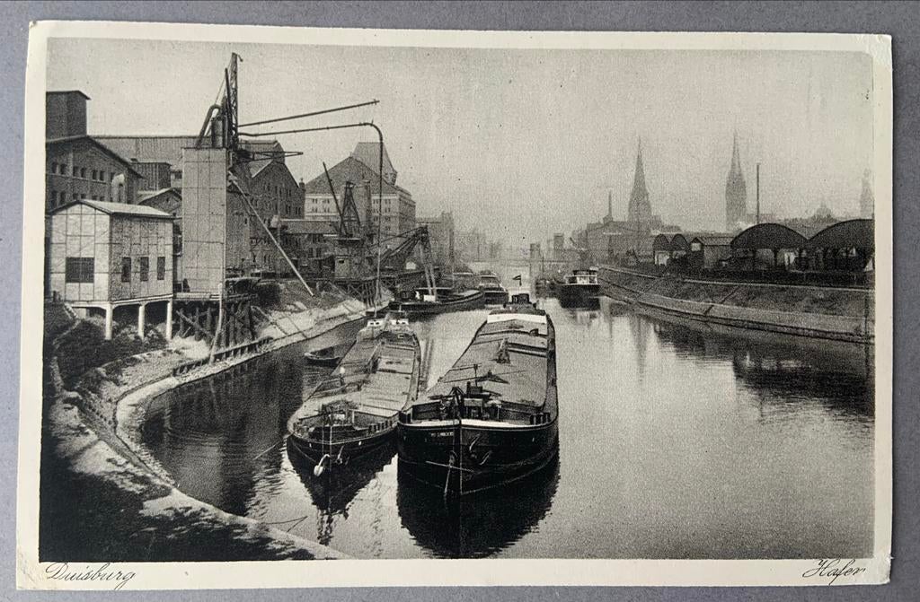 Duisburg Haven - Voor 1920, Verzamelen, Ansichtkaarten | Buitenland, Ophalen of Verzenden, Voor 1920, Ongelopen, Duitsland