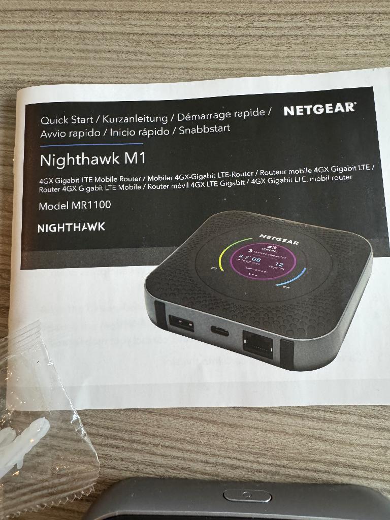 Netgear Nighthawk M1 model mr 1100, Computers en Software, Routers en Modems, Ophalen of Verzenden, Nieuw, Router, Netgear