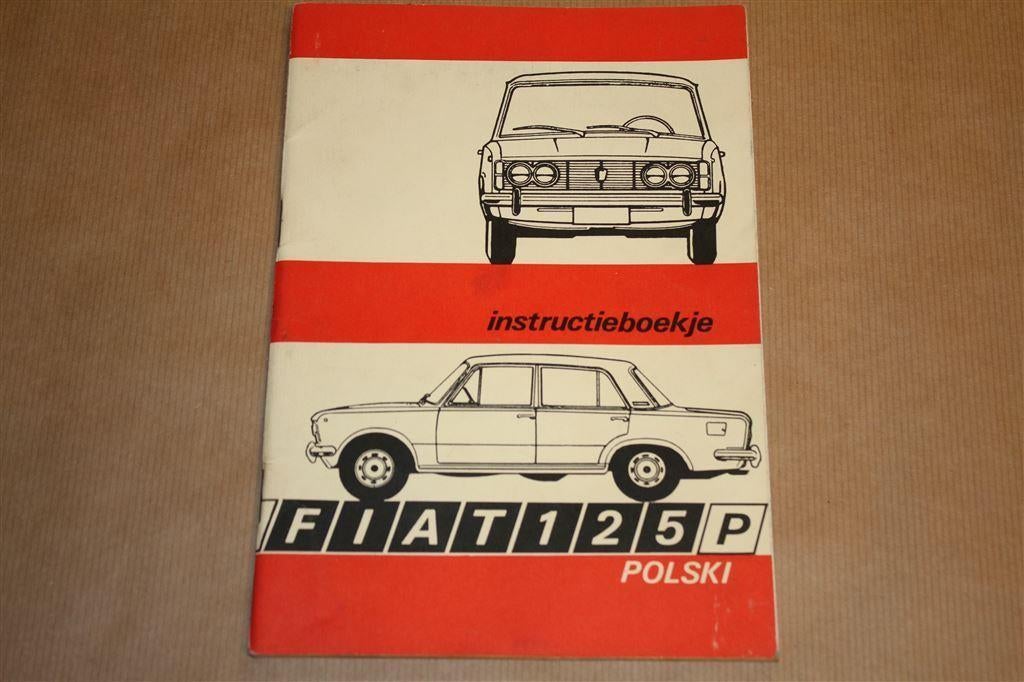 Fiat 125 Polski - Instructieboekje - 1972, Ophalen of Verzenden
