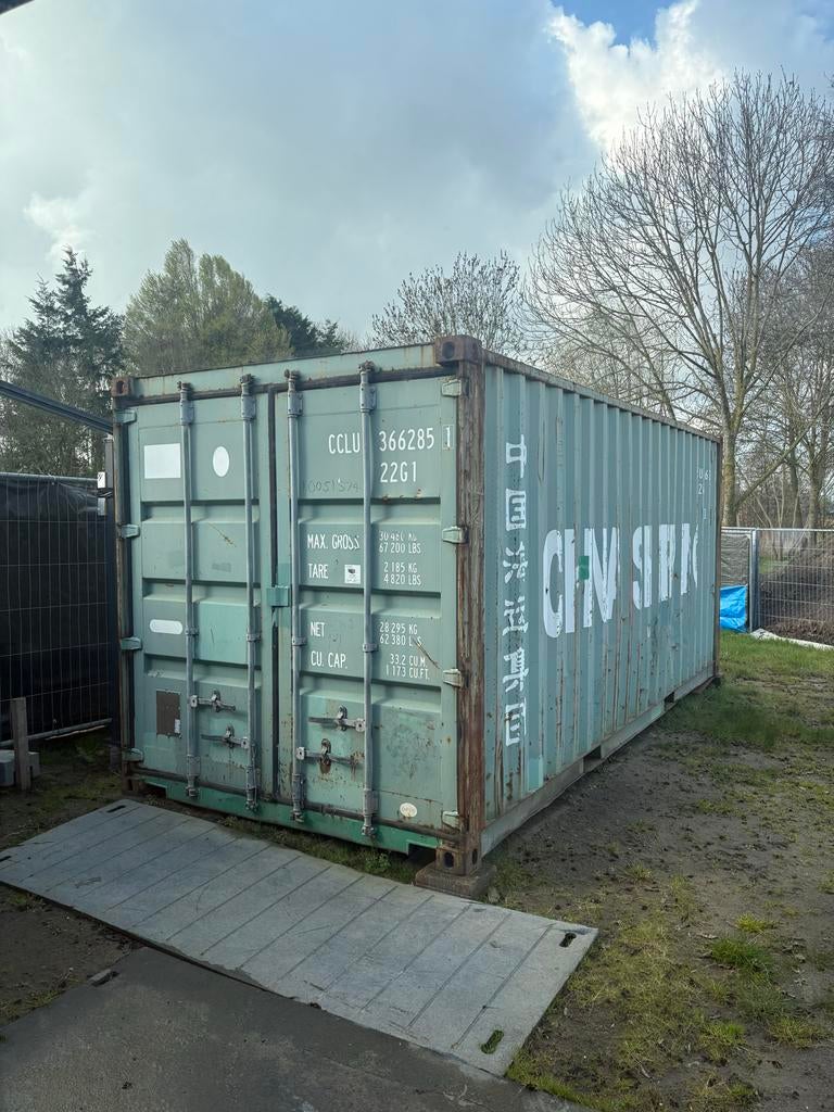 Opslagcontainer 20ft zeecontainer container, Zakelijke goederen, Machines en Bouw | Keten en Containers, Ophalen