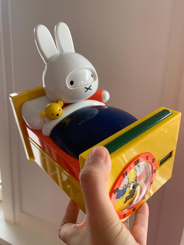 Vintage Nijntje/Miffy Slaaptrainer - Leer Klokkijken, Ophalen of Verzenden, Zo goed als nieuw, Jongen of Meisje