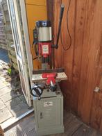 Holzmann Vierkant gatensteekmachine + boren en beitels, Ophalen, Gebruikt, Kolomboormachine