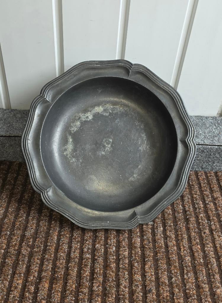 Antieke tinnen schaal, Antiek en Kunst, Antiek | Tin, Ophalen