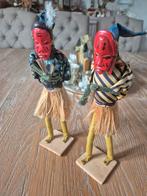 2 vintage Afrikaanse dansers, Antiek en Kunst, Ophalen of Verzenden