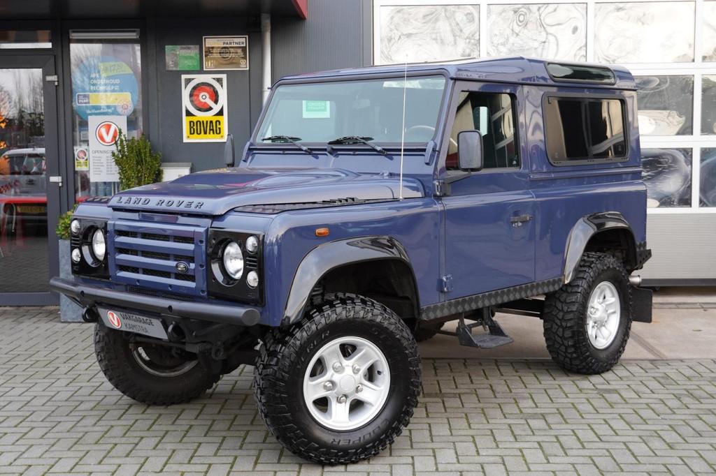 Land Rover Defender 2.4 TD 4x4 KBX/winterpakk/Prachige Uitv, 4 cilinders, Blauw, 122 pk, 10 km/l