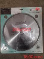 4x zaagblad widia 355 mm en 100 tands., Nieuw, Ophalen of Verzenden, 30 tot 70 mm, Lintzaag