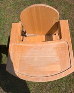 Houten meegroeistoel met eetblad, Ophalen of Verzenden, Gebruikt, Meegroeistoel, Afneembaar eetblad