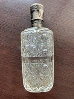 Parfumflesje met zilveren dop, Antiek en Kunst, Ophalen of Verzenden