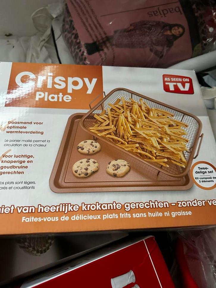 Crispy Plate bakplaat met gaasmand, Witgoed en Apparatuur, Overige Witgoed en Apparatuur, Nieuw, Ophalen of Verzenden