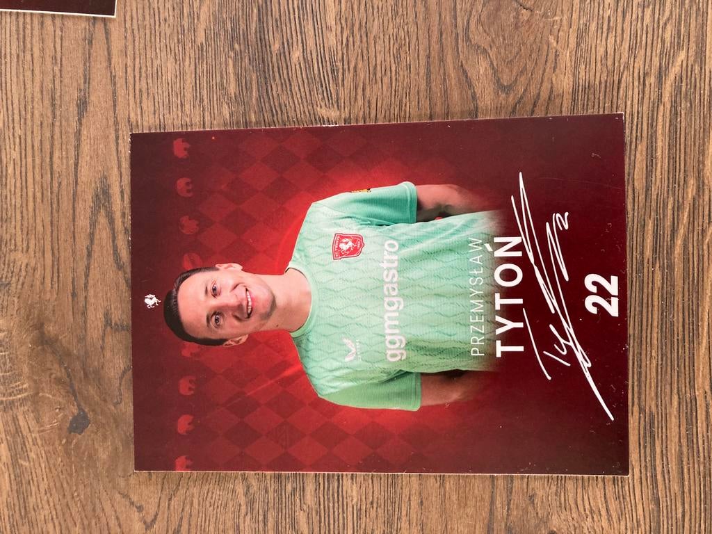 FOTOKAART TYTON FC TWENTE, Ophalen of Verzenden, Zo goed als nieuw, F.C. Twente, Spelerskaart