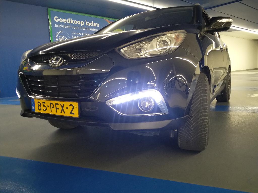 Hyundai iX35 2.0i 163pk 2011, TREKHAAK, 1998 cc, 4 cilinders, Leder en Stof, 75 €/maand