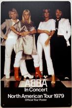 ABBA Concert tour 1979 reclamebord van metaal wandbord deco, Info@deconoord.nl, Deco Noord, Nieuw, Ophalen of Verzenden
