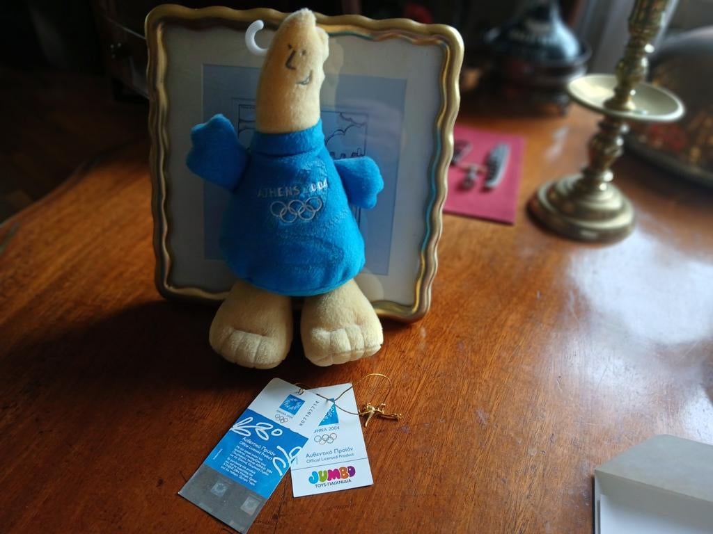 Mascotte OLYMPISCHE SPELEN 2004, Ophalen of Verzenden, Zo goed als nieuw, Verschillende Smurfen