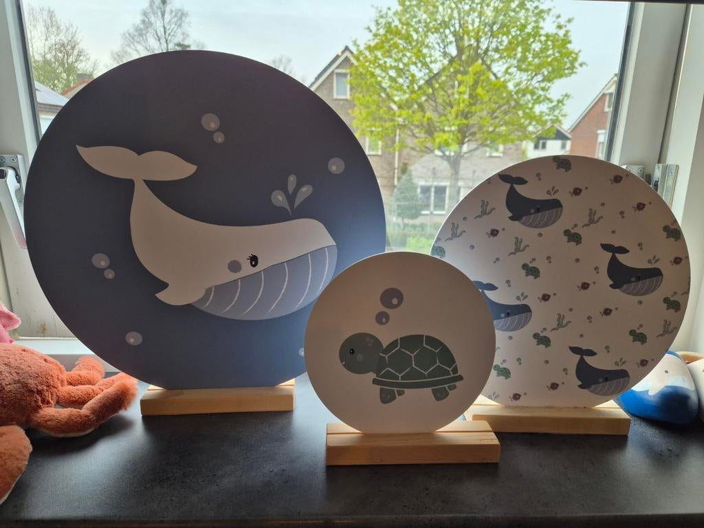 Muurcirkels kinderkamer / babykamer onderwater/ zee/ oceaan, Kinderen en Baby's, Kinderkamer | Inrichting en Decoratie, Ophalen of Verzenden