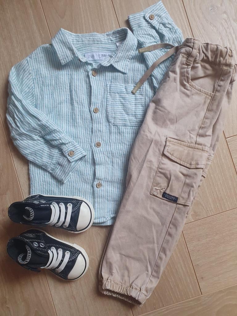 VEEL NIEUW Pakket merk BEIGE jongen 86 92 98 lil atelier z8, Ophalen of Verzenden, Zo goed als nieuw, Maat 86