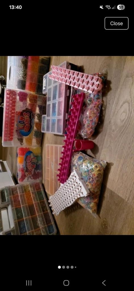 Grote set loom elastiekjes, Ophalen of Verzenden