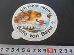 sticker strip hond ich fahre flohfrei bolfo von bayer, Verzamelen, Stickers, Ophalen, Zo goed als nieuw