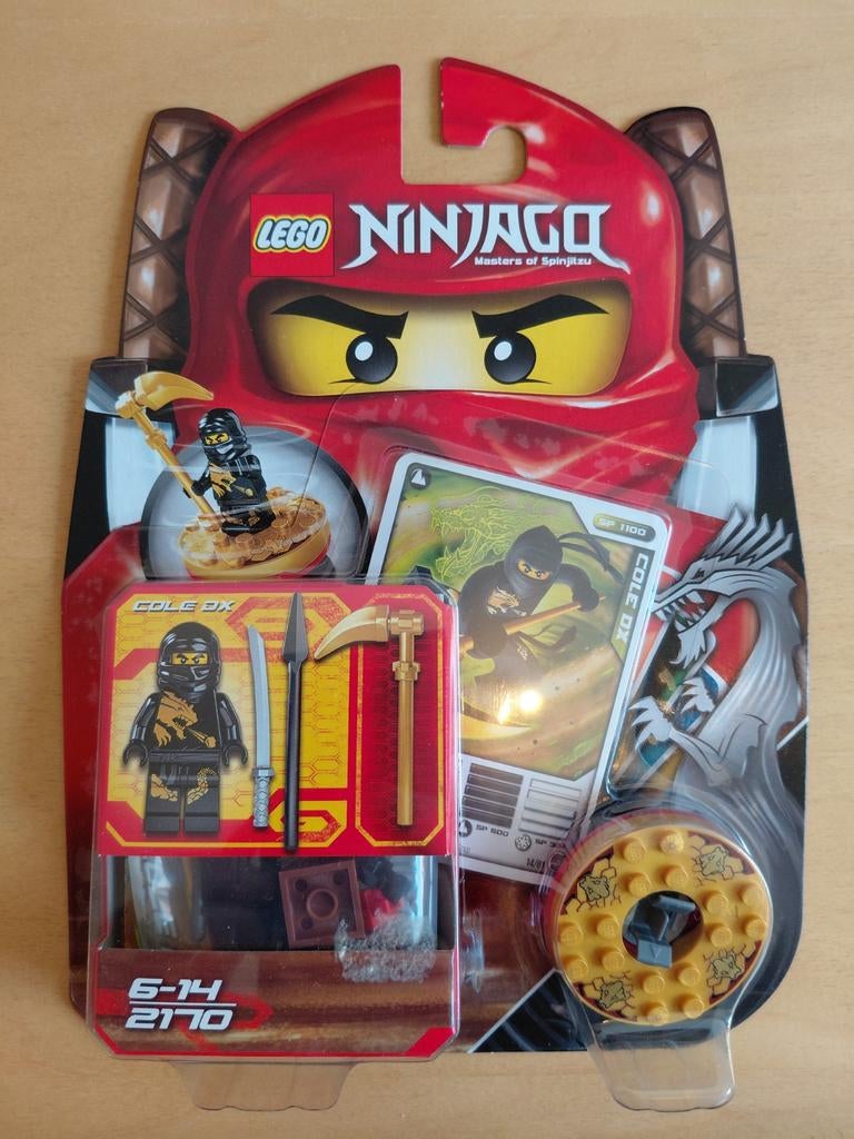 LEGO Ninjago - Cole DX Spinnerset 2170 - (Nieuw), Kinderen en Baby's, Speelgoed | Duplo en Lego, Ophalen of Verzenden