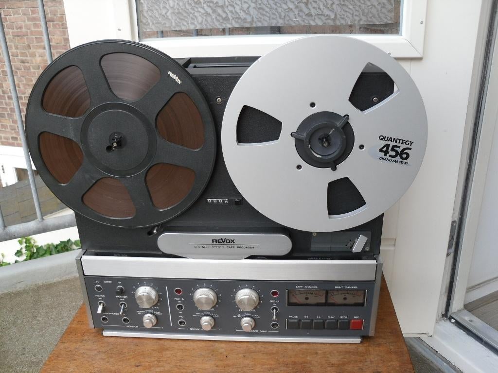 Revox B 77 mk ll High Speed, Audio, Tv en Foto, Bandrecorders, Ophalen, Bandrecorder, Met banden