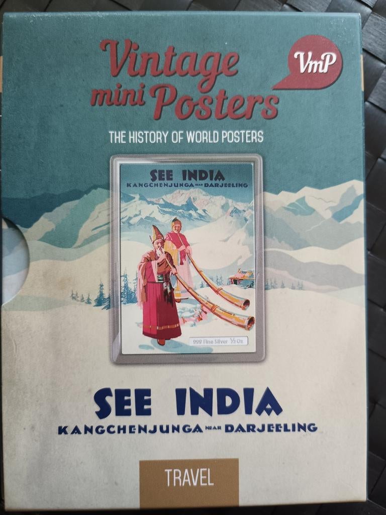 PAMP Vintage Mini Poster, Ophalen of Verzenden, Zilver