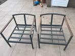 2 loungestoelen incl. kussens, Tuin en Terras, Tuinstoelen, Ophalen, Zo goed als nieuw