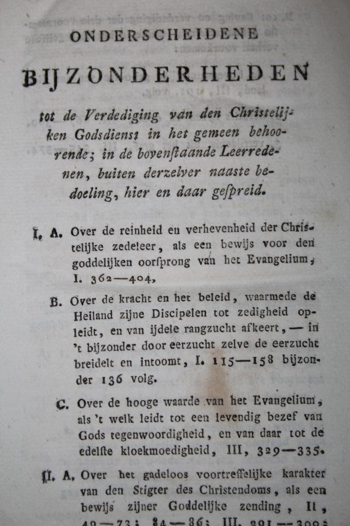 Wilhelm Broes - Leerredenen, derde deel (1815), Boeken, Ophalen of Verzenden, Gelezen, Christendom | Protestants