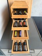 Doterra bamboe organizer voor essentiële olie flesjes, Ophalen of Verzenden, Zo goed als nieuw, Aroma