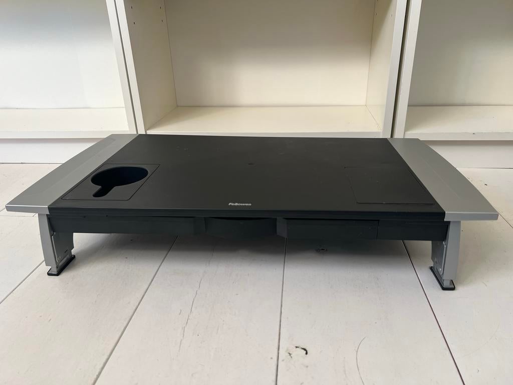 Fellowes laptopstandaard met opbergvakken, Ophalen of Verzenden, Gebruikt