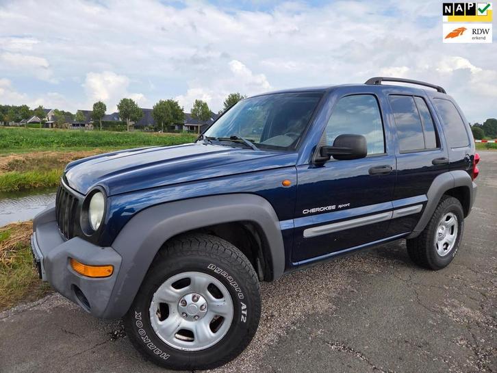 Jeep Cherokee 3.7i V6 Sport Plus, Auto's, Jeep, Bedrijf, Te koop, Cherokee, 4x4, ABS, Airbags, Airconditioning, Centrale vergrendeling