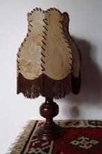Vintage schemerlamp met perkamenten kap.izgst, Ophalen of Verzenden