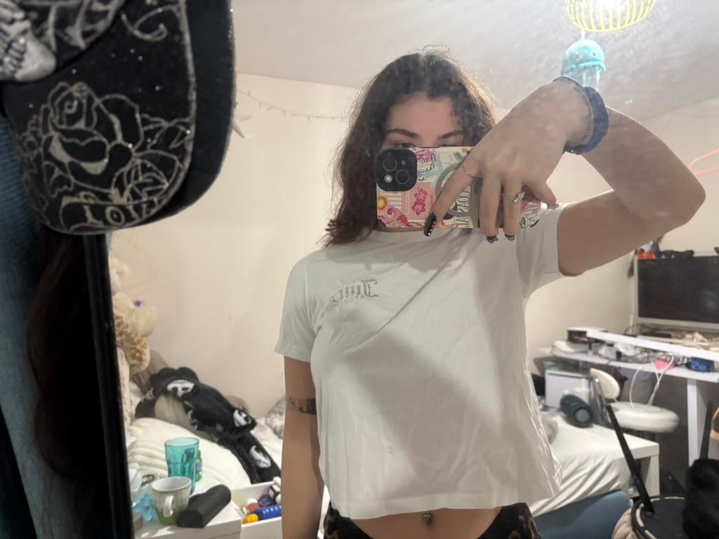 Juicy couture topje maar xs, Verzenden, Zo goed als nieuw, Maat 34 (XS) of kleiner, Zonder mouw