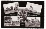 Luyksgestel Groeten uit 5-vensterkaart 1965 met witte molen, Verzamelen, Ansichtkaarten | Nederland, Gelopen, 1960 tot 1980, Noord-Brabant