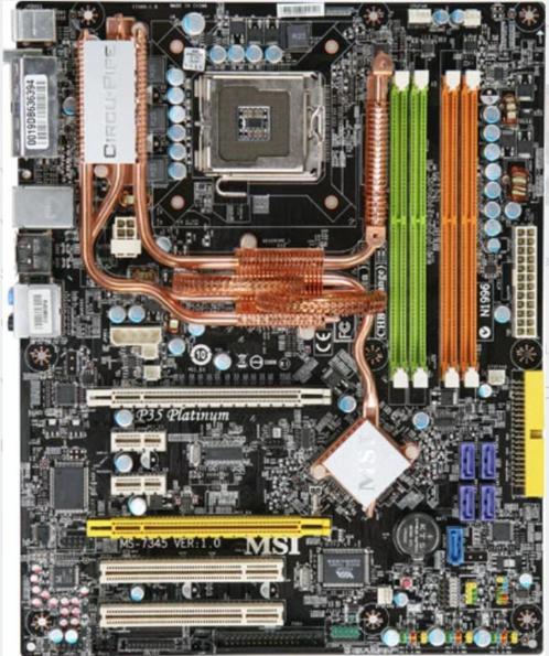 MSI P35 Platinum socket 775, Computers en Software, Moederborden, Gebruikt, DDR2, Verzenden