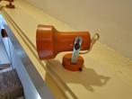 Vintages spotjes lampen, Gebruikt, Metaal of Aluminium, Vintages oranje '80, Ophalen of Verzenden