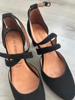 Mooie suède zwarte pumps, No Stress, maat 38, Pumps, Zwart, Ophalen of Verzenden, Zo goed als nieuw