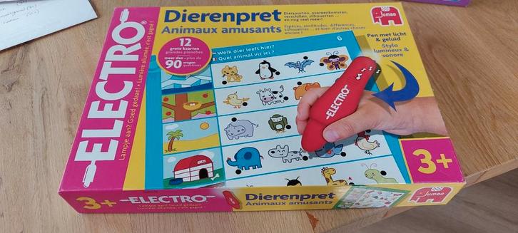 ZGAN Electro Dierenpret (3+), Kinderen en Baby's, Speelgoed | Educatief en Creatief, Zo goed als nieuw, Elektronica, Ontdekken