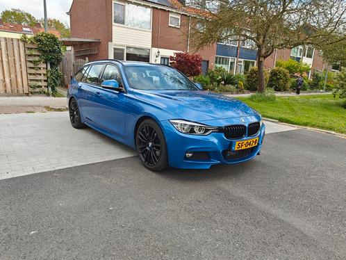 BMW 320d blauw met M-pakket, Auto's, BMW, Particulier, 3-Serie, Diesel, E, Stationwagon, Automaat, Geïmporteerd, Blauw, Achterwielaandrijving