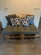 Pallet bankje, Tuin en Terras, Tuinbanken, Ophalen, Zo goed als nieuw, Hout