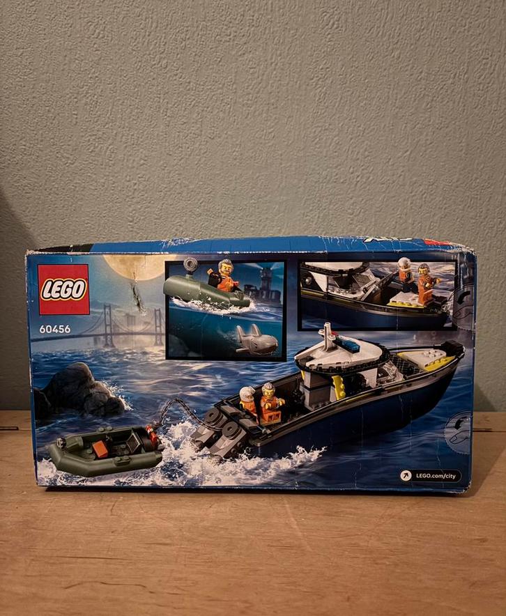 LEGO City 60456 Achtervolging met Politieboot – Nieuw, Kinderen en Baby's, Speelgoed | Duplo en Lego, Nieuw, Lego, Complete set