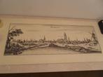 grote schets Mechelen, Gebruikt, Tekening, Ophalen of Verzenden, 75 tot 100 cm