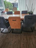 Eetkamerstoelen, Huis en Inrichting, Stoelen, Ophalen of Verzenden, Zo goed als nieuw, Bruin, Vijf, Zes of meer stoelen
