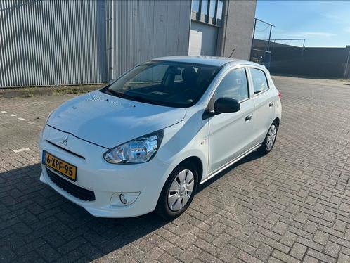 Mitsubishi Space Star 1.0 MPI 52KW 2014 Wit, Auto's, Mitsubishi, Particulier, Space Star, Airbags, Airconditioning, Bluetooth