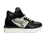 GIGA maat 35 lerensneaker/rits zwart/grijs gratis verzenden, Verzenden, Schoenen, Jongen, Giga
