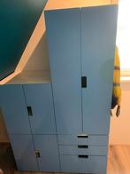 IKEA STUVA Kast - Blauw, Kunststof, Gebruikt, 100 tot 150 cm, 50 tot 100 cm