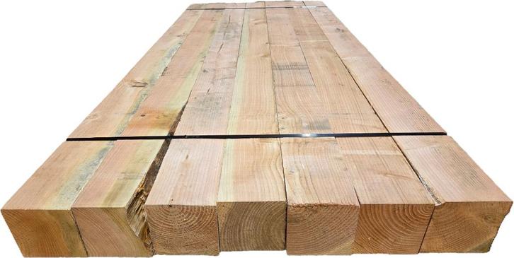 7 Douglas palen / balken 14.5x14.5 cm - nr: TB14, Tuin en Terras, Palen, Balken en Planken, Balken, 250 cm of meer, Ophalen