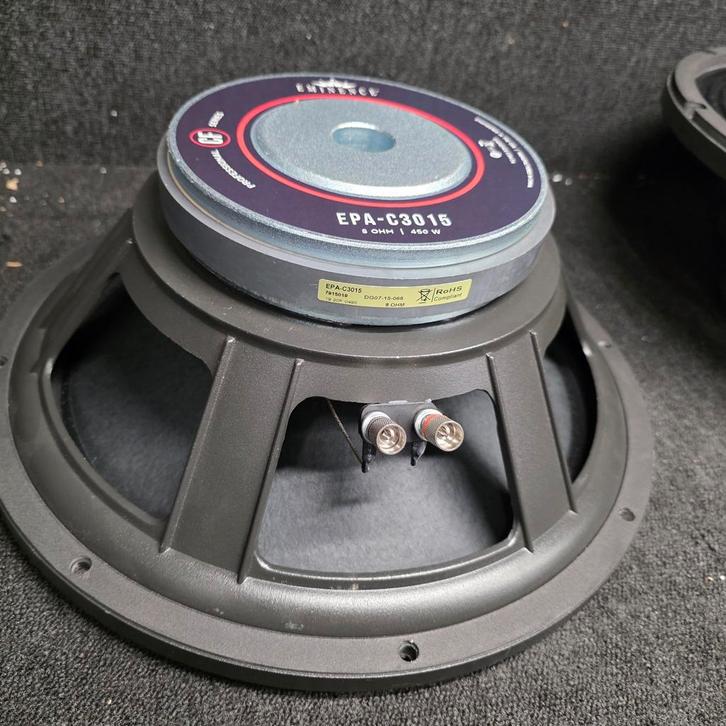 EMINENCE 15 INCH 450 watt nieuw   12x, Audio, Tv en Foto, Luidsprekers, Zo goed als nieuw, Overige typen, 120 watt of meer, Overige merken