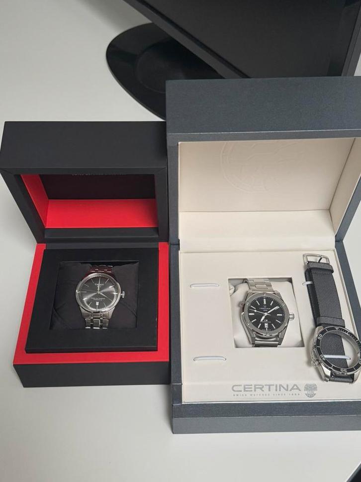 NIEUW Swiss Horloges- Tissot Chemin des Tourelles & Certina, Sieraden, Tassen en Uiterlijk, Horloges | Heren, Nieuw, Overige merken