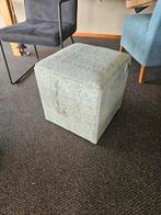 Hocker poef By'Boo vintage blauw, Huis en Inrichting, Banken | Voetenbanken en Poefen, Ophalen of Verzenden, Nieuw, Minder dan 50 cm